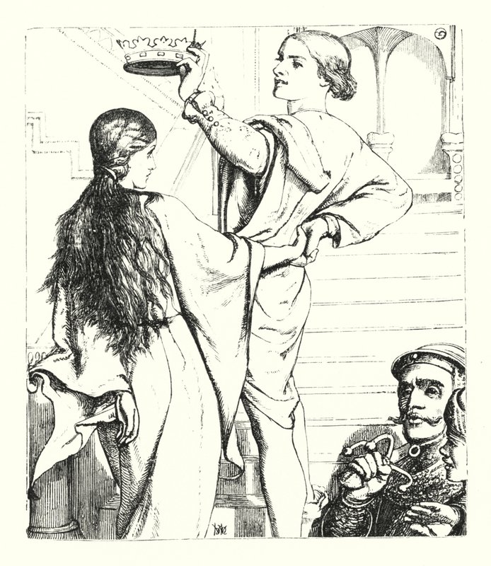 A criada mendiga (gravura) de William Henry (after) Hunt