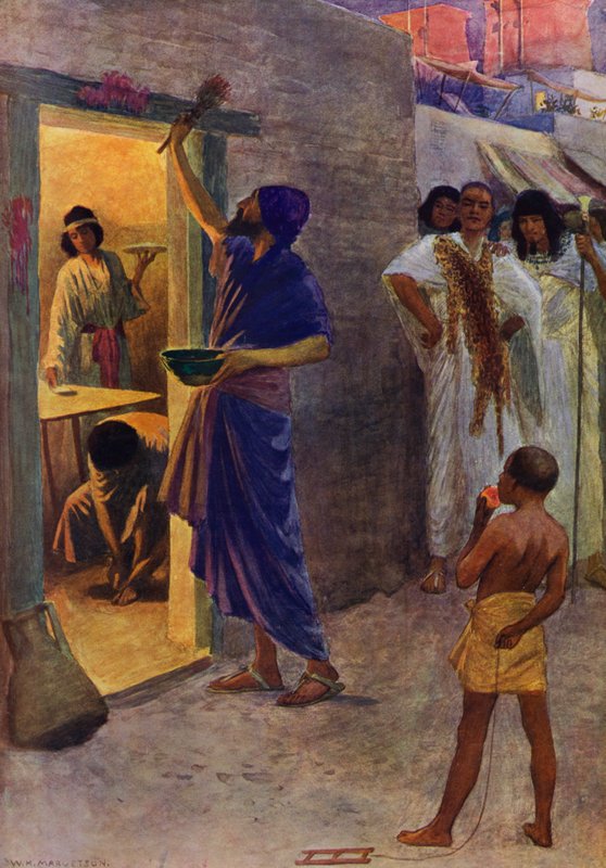 O Instituto de Páscoa (cor litho) de William Henry (after) Margetson