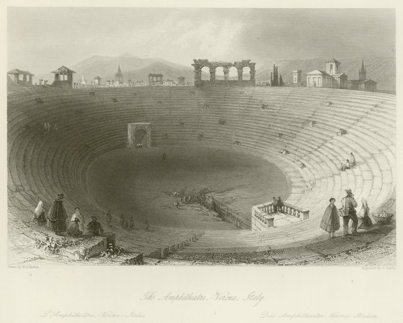 Arena de Verona de William Henry Bartlett