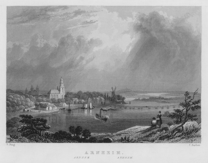 Arnheim (gravura) de William Henry Bartlett