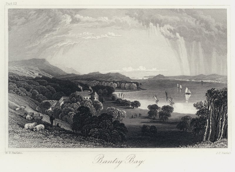 Bantry Bay (gravura) de William Henry Bartlett