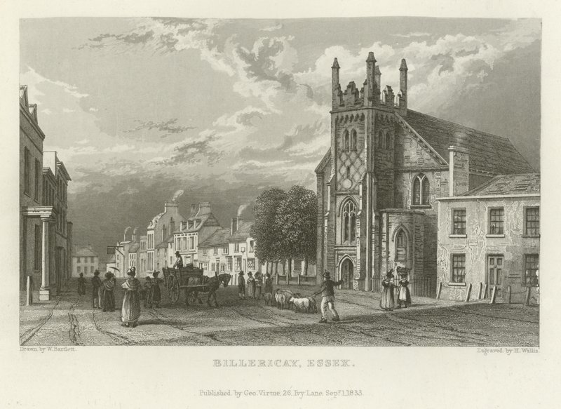 Billericay, Essex de William Henry Bartlett