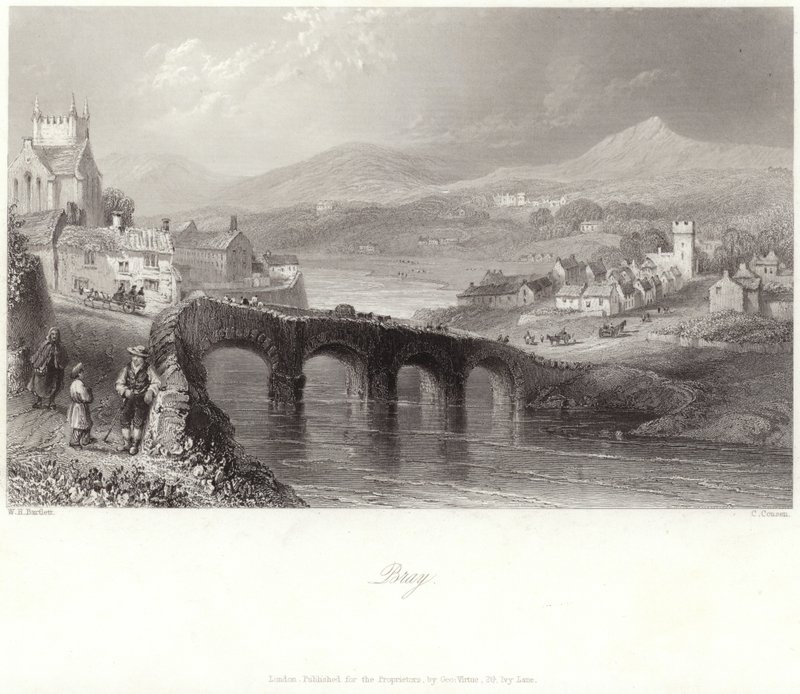 Bray no condado de Wicklow de William Henry Bartlett