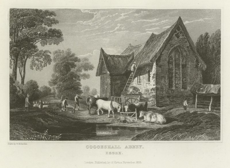 Abadia de Coggeshall, Essex de William Henry Bartlett
