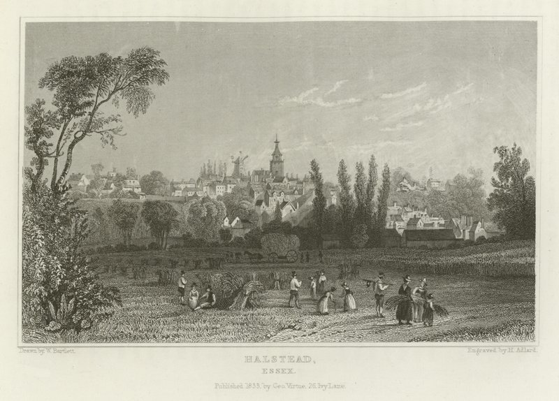 Halstead, Essex de William Henry Bartlett