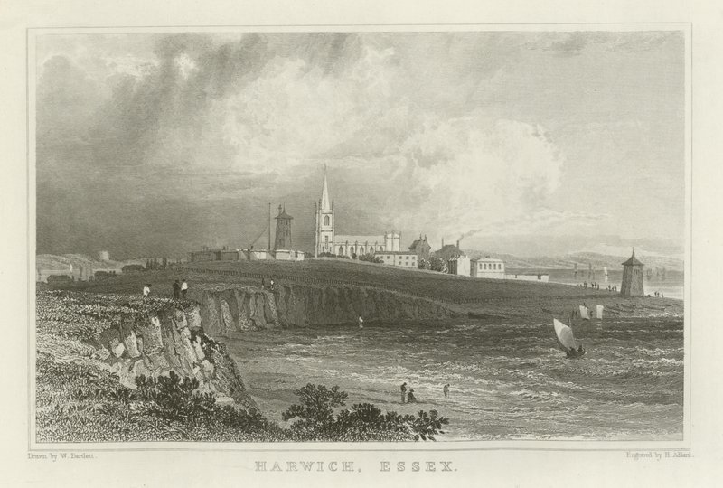 Harwich, Essex de William Henry Bartlett