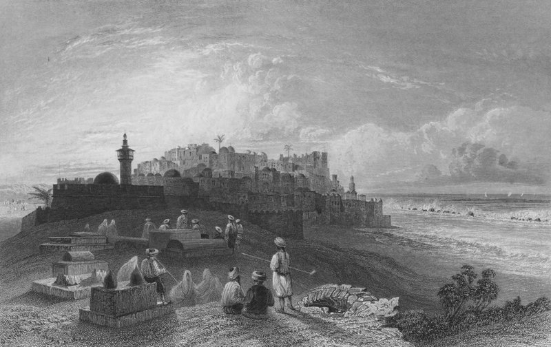 Jaffa, a antiga Jope de William Henry Bartlett