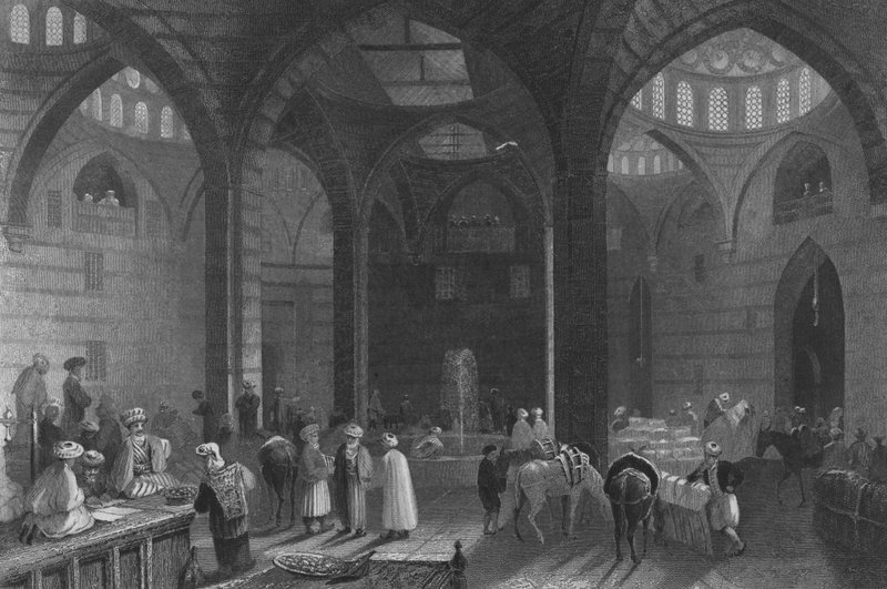 O Grande Khan em Damasco de William Henry Bartlett