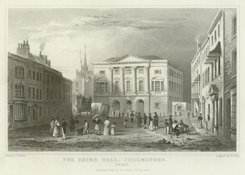 O, corredor shire, chelmsford, essex de William Henry Bartlett