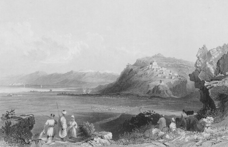 Zarephath ou Zarapha, o antigo Sarepta, uma cidade de Sidon de William Henry Bartlett