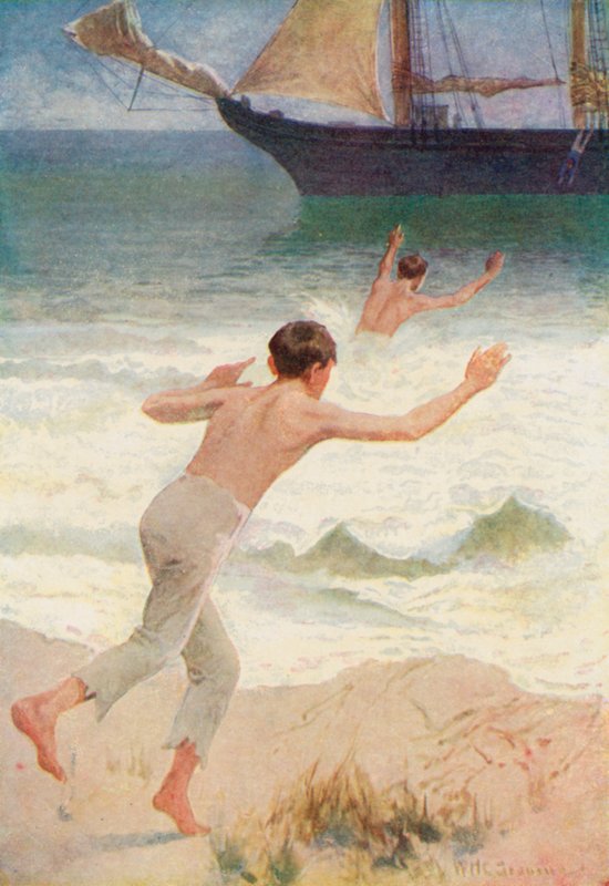Eu pulei no mar no mesmo momento em que Jack pulou no mar de William Henry Charles Groome