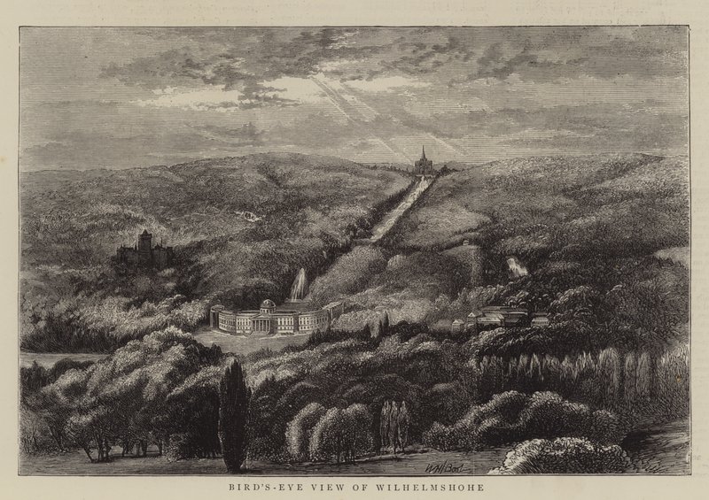 Visão panorâmica de Wilhelmshohe de William Henry James Boot