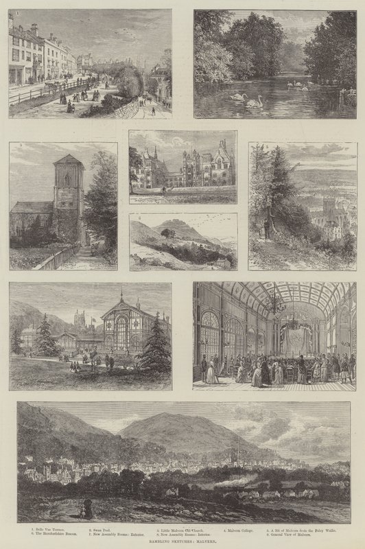 Esboços desconexos, Malvern de William Henry James Boot
