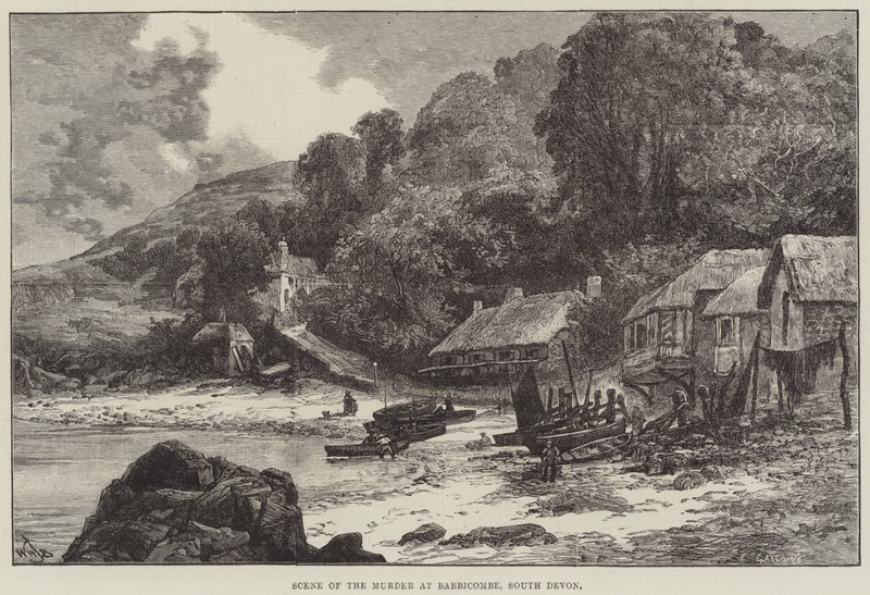 Cena do Assassinato em Babbicombe, South Devon de William Henry James Boot