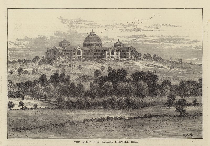 O, alexandra, palácio, Muswell, colina de William Henry James Boot