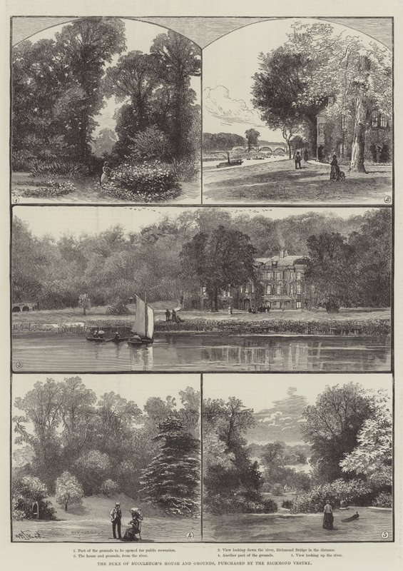 Casa e Terras do Duque de Buccleuch, comprada pelo Richmond Vestry de William Henry James Boot
