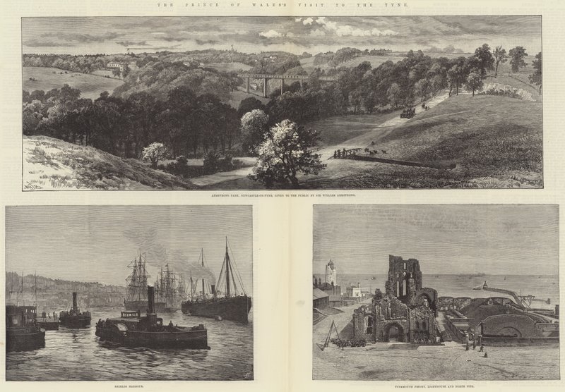 Visita do Príncipe de Gales ao Tyne de William Henry James Boot