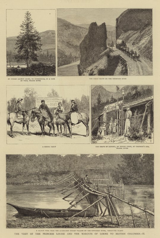 A Visita da Princesa Luísa e do Marquês de Lorne à Colúmbia Britânica, II de William Henry James Boot