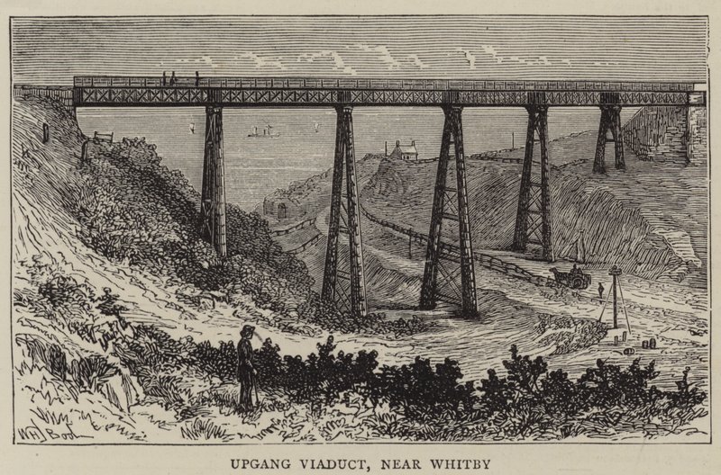Viaguto Upgang, perto de Whitby de William Henry James Boot