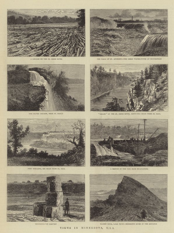 Vistas em Minnesota, EUA de William Henry James Boot