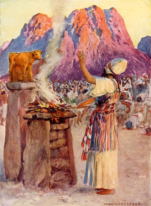 O bezerro de ouro de William Henry Margetson