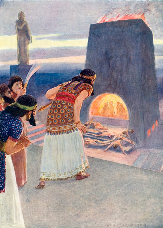 O forno ardente de William Henry Margetson