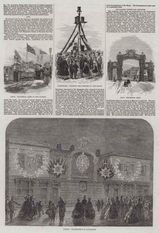 Casamento do Príncipe de Gales e Alexandra da Dinamarca de William Henry Pike