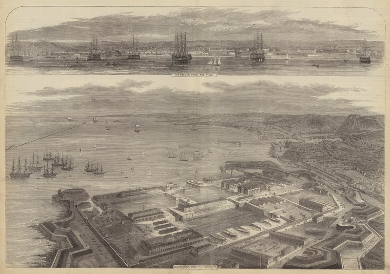 Esboços de Cherbourg de William Henry Prior