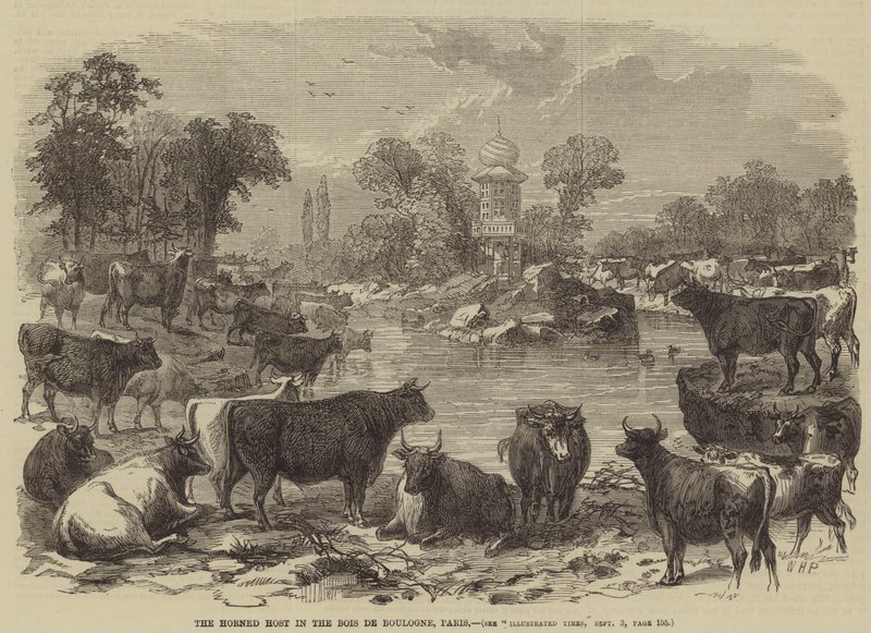 O Anfitrião Horned no Bois de Boulogne, Paris de William Henry Prior