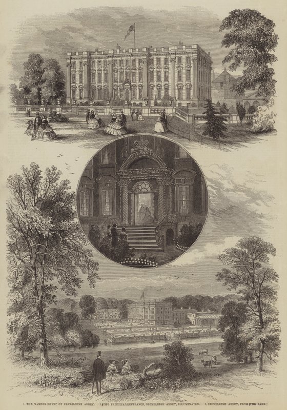 A visita das rainhas a Warwickshire de William Henry Prior