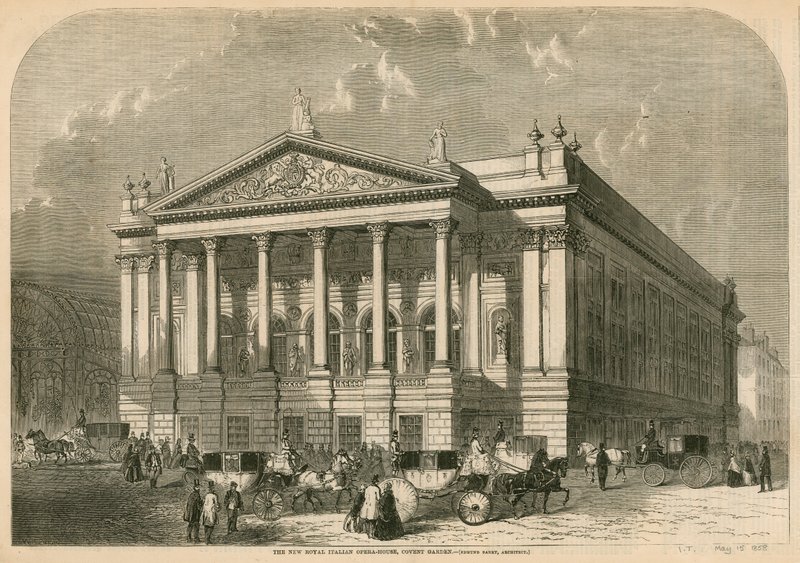 A nova ópera italiana, Covent Garden, Londres de William Henry Prior