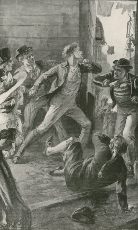 Uma vítima da gangue da imprensa faz uma forte resistência de William Heysham Overend