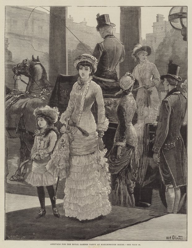 Chegadas para o Royal Garden Party na Marlborough House de William Heysham Overend