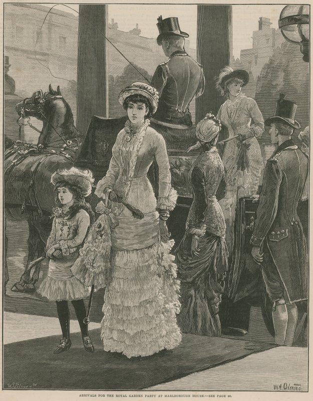 Chegadas para o Royal Garden Party na Marlborough House de William Heysham Overend