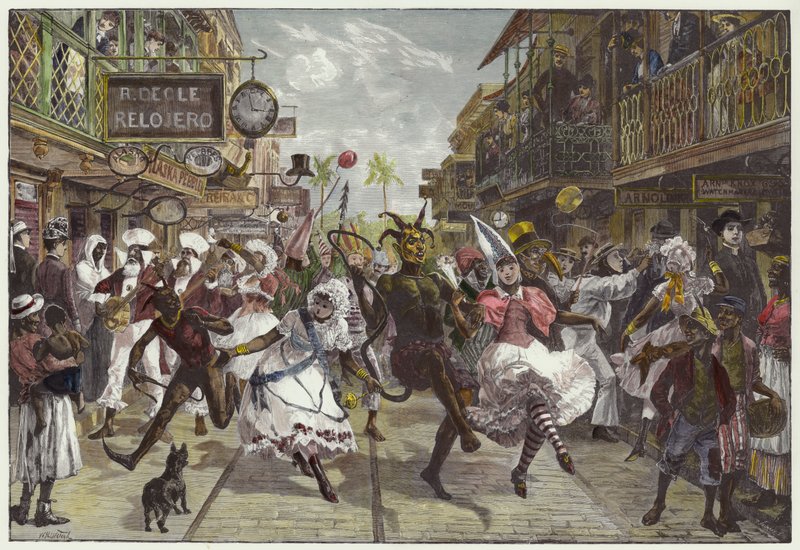 Carnaval em Porto de Espanha, Trinidad de William Heysham Overend