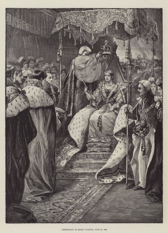 Coroação da Rainha Vitória, 28 de junho de 1838 de William Heysham Overend