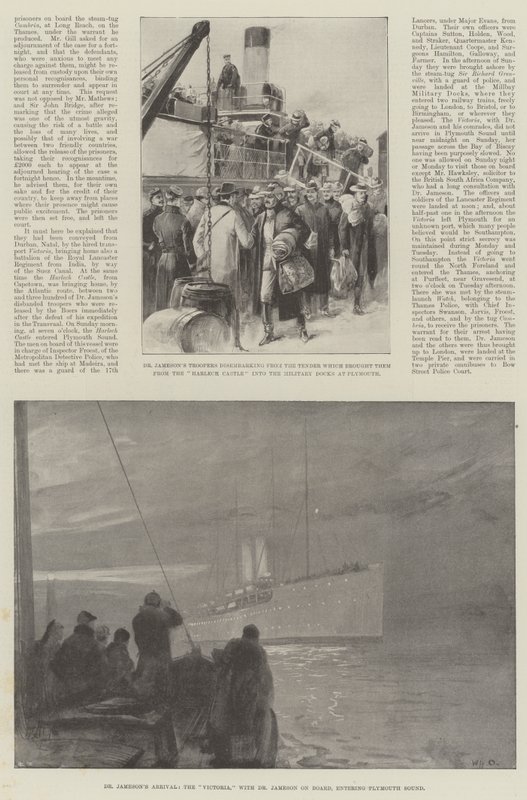 Dr. Jameson em Londres de William Heysham Overend