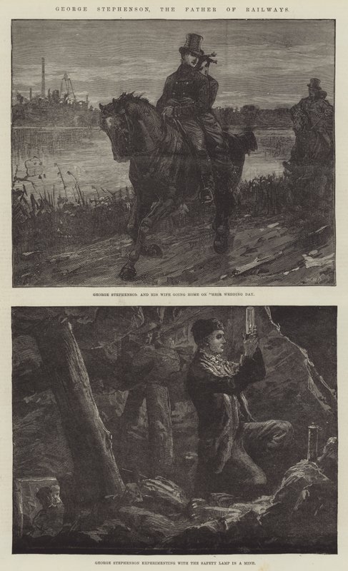 George Stephenson, o pai das ferrovias de William Heysham Overend