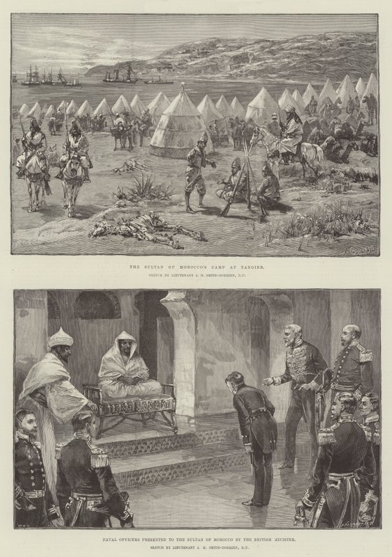 Esboços de Marrocos de William Heysham Overend