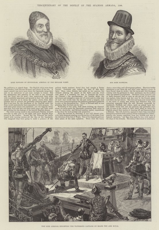 Tricentenário da Derrota da Armada Espanhola, 1588 de William Heysham Overend