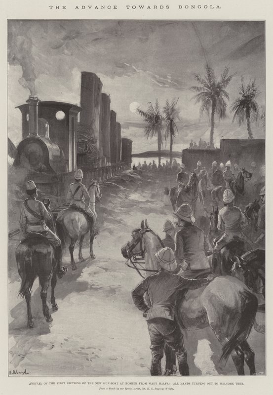 O avanço em direção a Dongola de William Heysham Overend