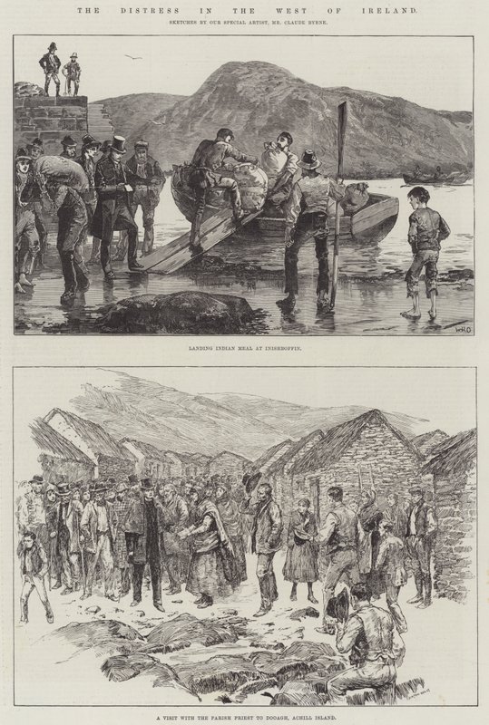 A aflição no oeste da Irlanda de William Heysham Overend