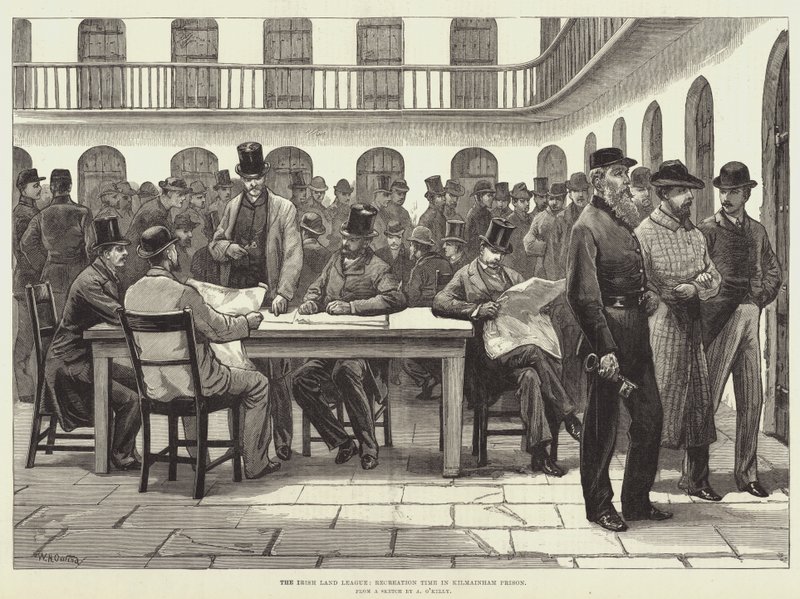 Liga Irlandesa da Terra, Tempo de Recreação na Prisão de Kilmainham de William Heysham Overend