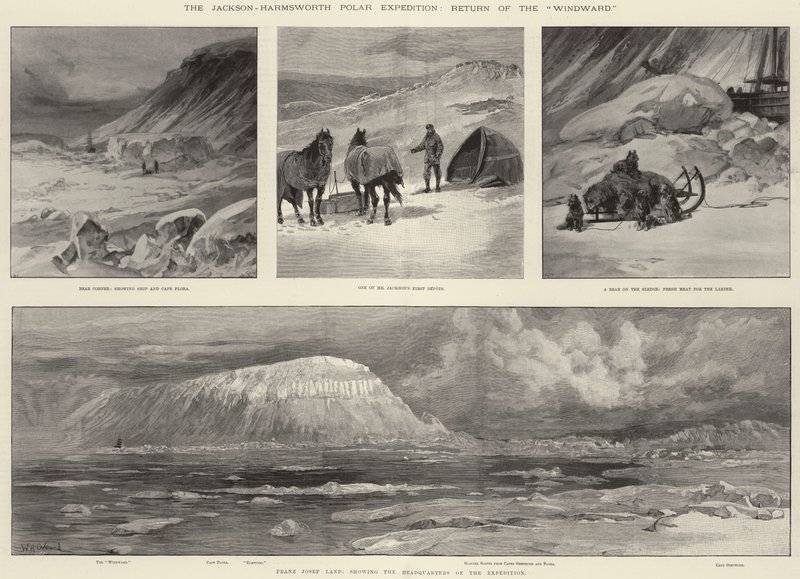 Expedição Polar de Jackson-Harmsworth, Retorno do Barlavento de William Heysham Overend