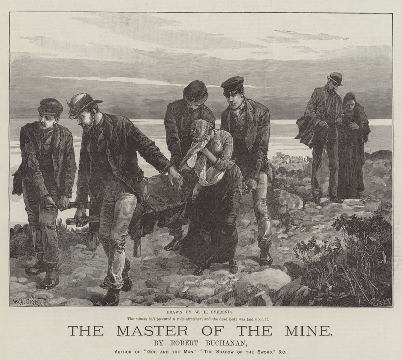 O mestre da mina, por Robert Buchanan de William Heysham Overend