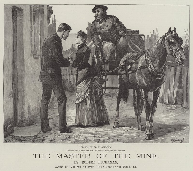 O mestre da mina, por Robert Buchanan de William Heysham Overend
