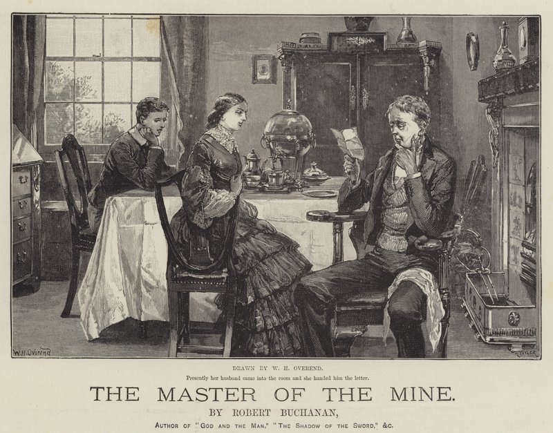O mestre da mina, por Robert Buchanan de William Heysham Overend