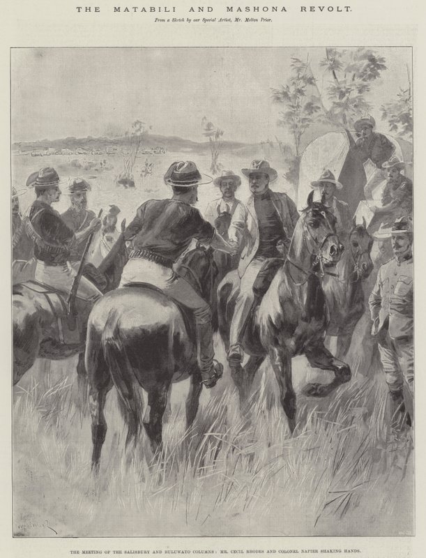 A revolta de Matabili e Mashona de William Heysham Overend