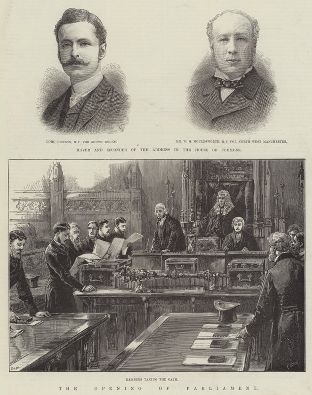 A abertura do parlamento de William Heysham Overend