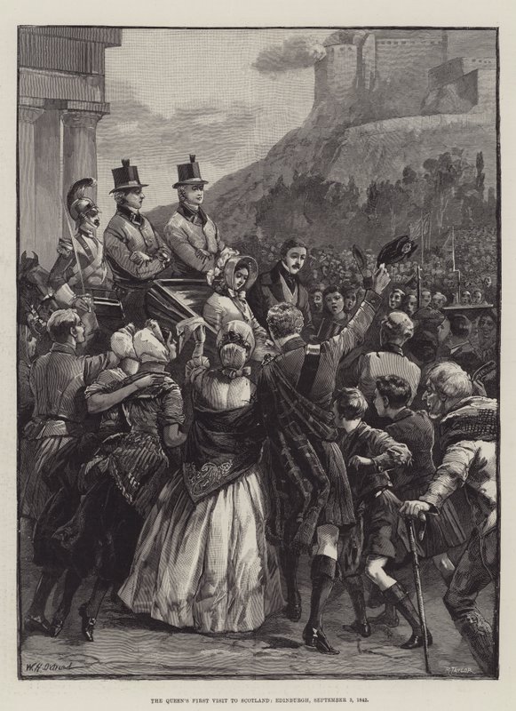 A primeira visita da rainha à Escócia, Edimburgo, 3 de setembro de 1842 de William Heysham Overend